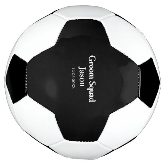 Groomsman Bachelorette Party Voeg naam toe Modern  Voetbal (Gedraaid)