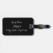 Groomsman bagagelabel (Achterkant horizontaal)