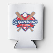 Groomsman Baseball Foam Koelbox Blikjeskoeler (Voorkant)