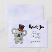 Groomsman bedankt Koala Pun (Voorkant / Achterkant)