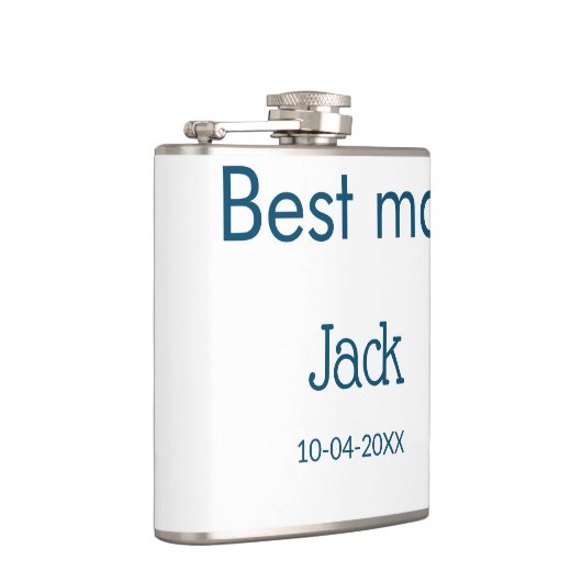 Groomsman Best Man Naam toevoegen Tekst Bacheloret Heupfles (Rechts)