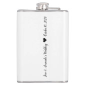 Groomsman Best Man Voorstel oom Sam ik wil je Heupfles (Achterkant)