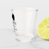 Groomsman Black Bow Stropdas Shot Glas (Rechts)