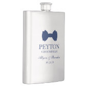 Groomsman Blue Bow Stropdas Flacon (Rechts)