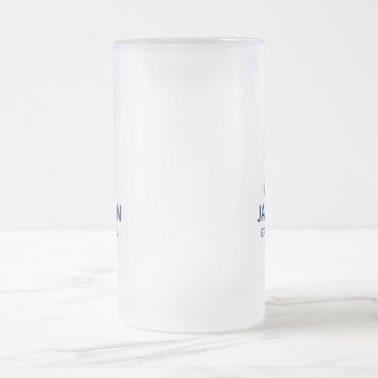 Groomsman Blue Bow Stropdas Matglas Bierpul (Center)