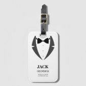 Groomsman Bridal Party Bagagelabel (Voorkant (verticaal))