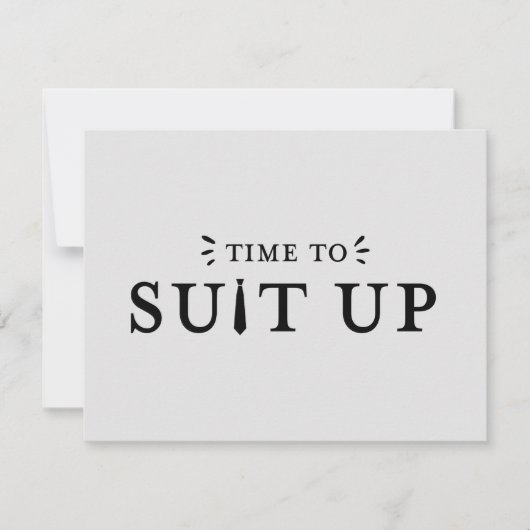 Groomsman Bridal Party proposal card Kaart (Voorkant)