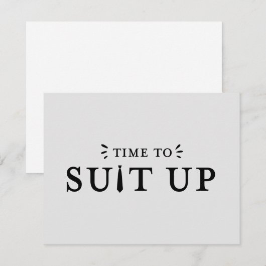 Groomsman Bridal Party proposal card Kaart (Voorkant / Achterkant)