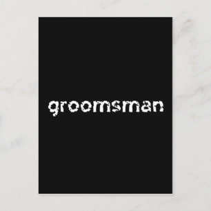 Groomsman Briefkaart