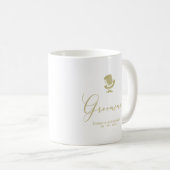 Groomsman Chic Wedding minimalist Koffiemok (Voorkant rechts)