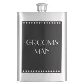 Groomsman Classic Flask Flacon (Voorkant)