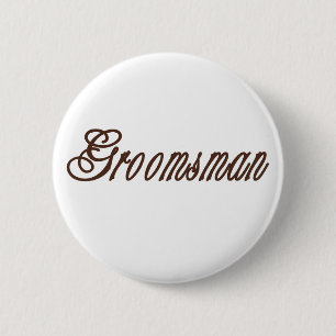 Groomsman Classy Browns Ronde Button 5,7 Cm