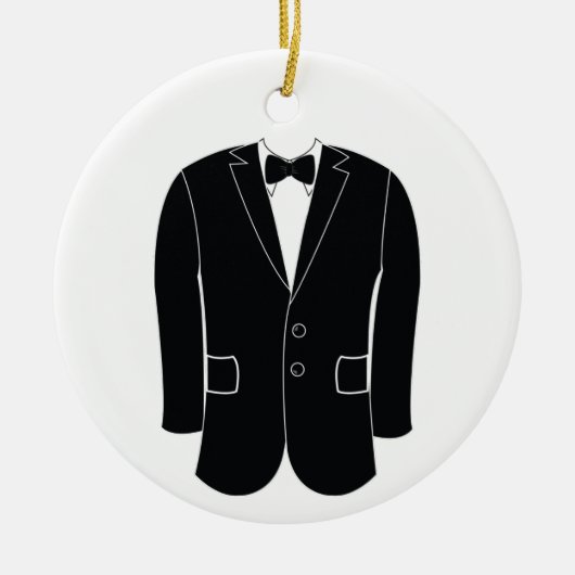 Groomsman Coat Keramisch Ornament (Voorkant)