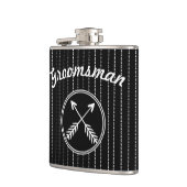 Groomsman Crossed Arrows any Custom Color Flaser Heupfles (Links)
