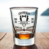 Groomsman Custom Tuxedo Wedding Favoriet Geschoten Shot Glas
