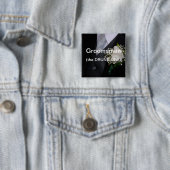 Groomsman De Drink Een Vierkante Button 5,1 Cm (In situ)