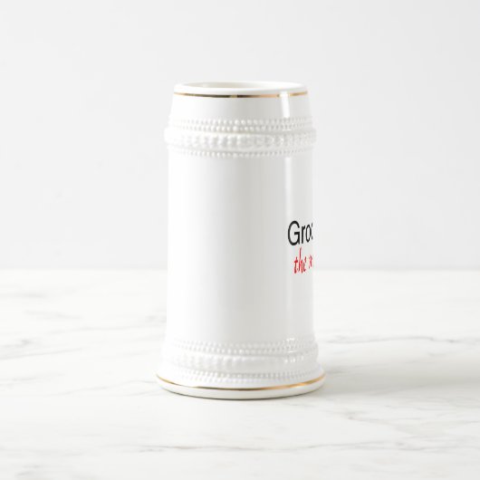 Groomsman (de gehuwde) bierpul (Center)