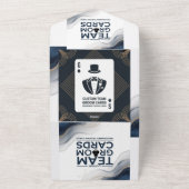 Groomsman Draft Trading Kaart, Groomsmen Proposal All In One Uitnodiging (Buitenkant)