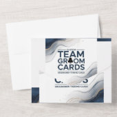 Groomsman Draft Trading Kaart, Groomsmen Proposal All In One Uitnodiging (Achterkant)