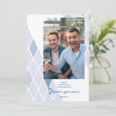 Groomsman Elegant Abstract Foto gesofisticeerd (Staand voorkant)