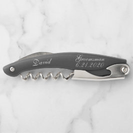 Groomsman Elegant Wedding Kurkentrekkers