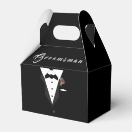Groomsman Favor Box Bedankdoosjes