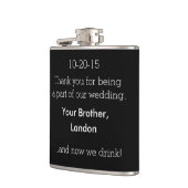 Groomsman Flask Heupfles (Links)