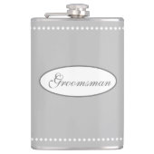 Groomsman Flask Heupfles (Voorkant)