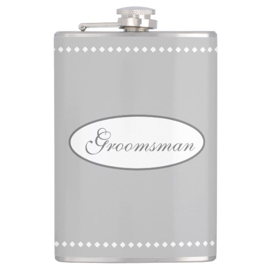 Groomsman Flask Heupfles (Voorkant)