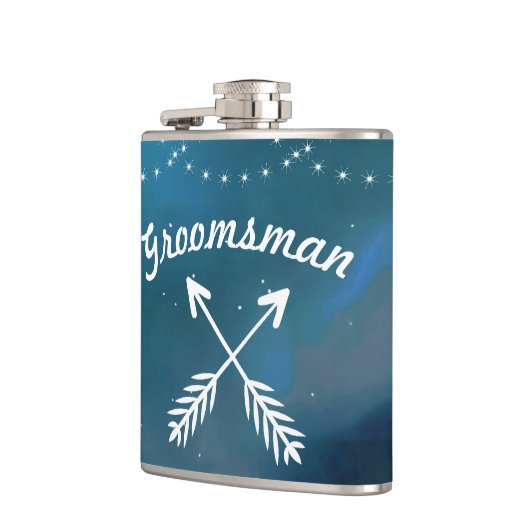 Groomsman Flask Heupfles (Links)