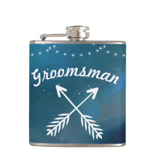 Groomsman Flask Heupfles
