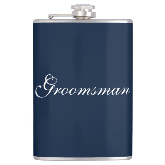 Groomsman Flask Heupfles (Voorkant)