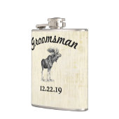 Groomsman Flask  Moose Heupfles (Links)