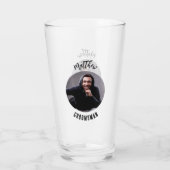 Groomsman foto vrijgezellenfeest glas (Achterkant)