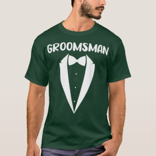 Groomsman Funny Wedding Party I Do Creom Squa T-shirt