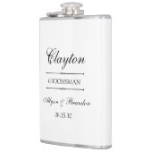 Groomsman gepersonaliseerd heupfles (Links)