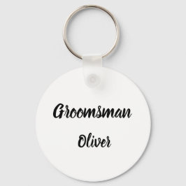 Groomsman Gift Custom Name Gifts Wedding Sleutelhanger