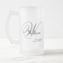 Groomsman Gift Modern Monogram Initiaal & Name Coo
