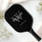 Groomsman Gifts - Elegant Monogram Script op maat Pickleball Paddle