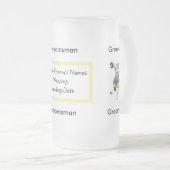 Groomsman Glas Bier Mok (Voorkant rechts)