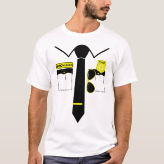 Groomsman Groom Squad Police dress FBI Funny Gift T-shirt