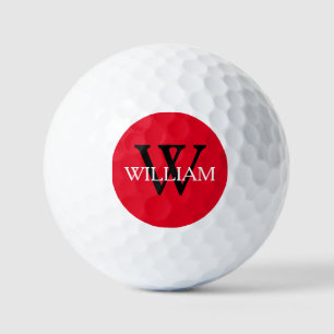Groomsman Groomsmen Bruiloft Gift Monogram Naam Golfballen