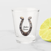 Groomsman  Hoefijzer Shot Glas (Voorkant)