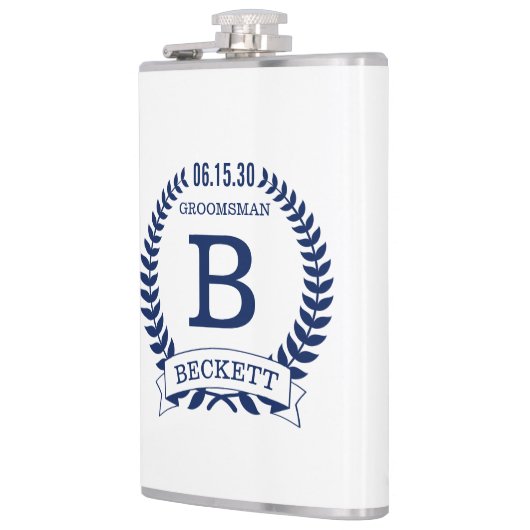 Groomsman Initialen Heupfles (Links)