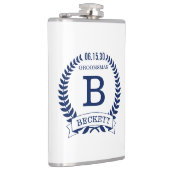 Groomsman Initialen Heupfles (Rechts)