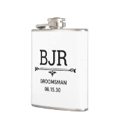 Groomsman Initialen Heupfles (Links)