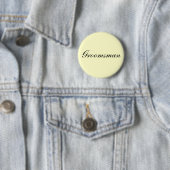 Groomsman Ivory Button (In situ)