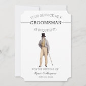  groomsman kaart (Voorkant)