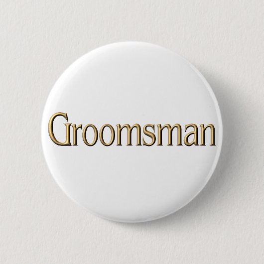 Groomsman-knop Ronde Button 5,7 Cm (Voorkant)