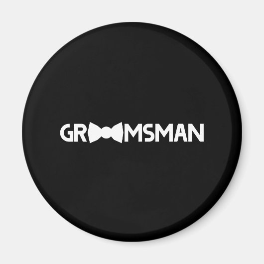 Groomsman Magneet (Voorkant)